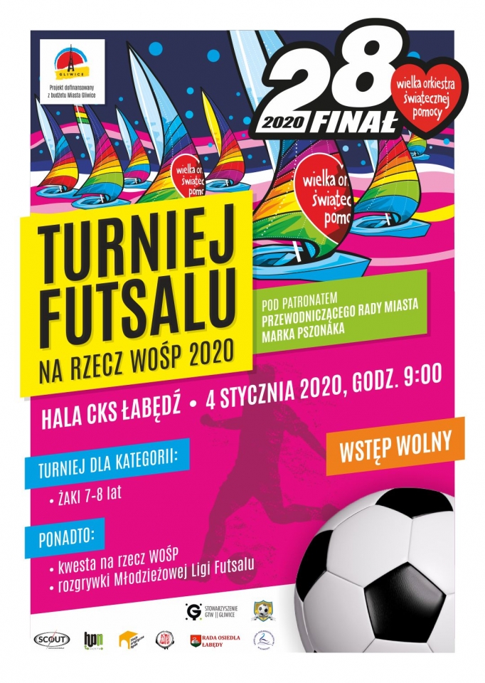 Turniej futsalu na rzecz WOŚP