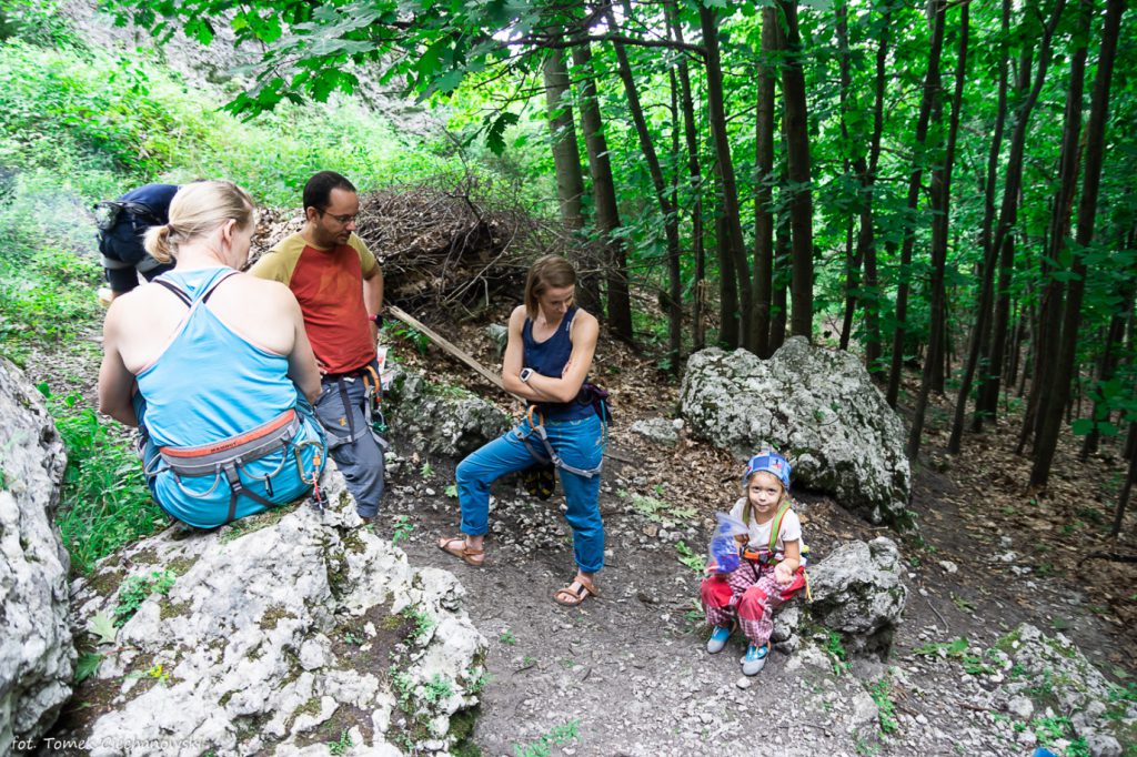 Skała Rajcy – trening plenerowy