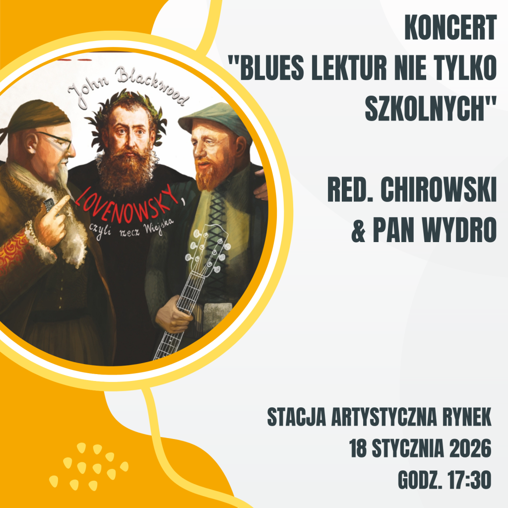 2026.01.18 Koncert „Blues Lektur nie tylko szkolnych” | Red. Chirowski & Pan Wydro