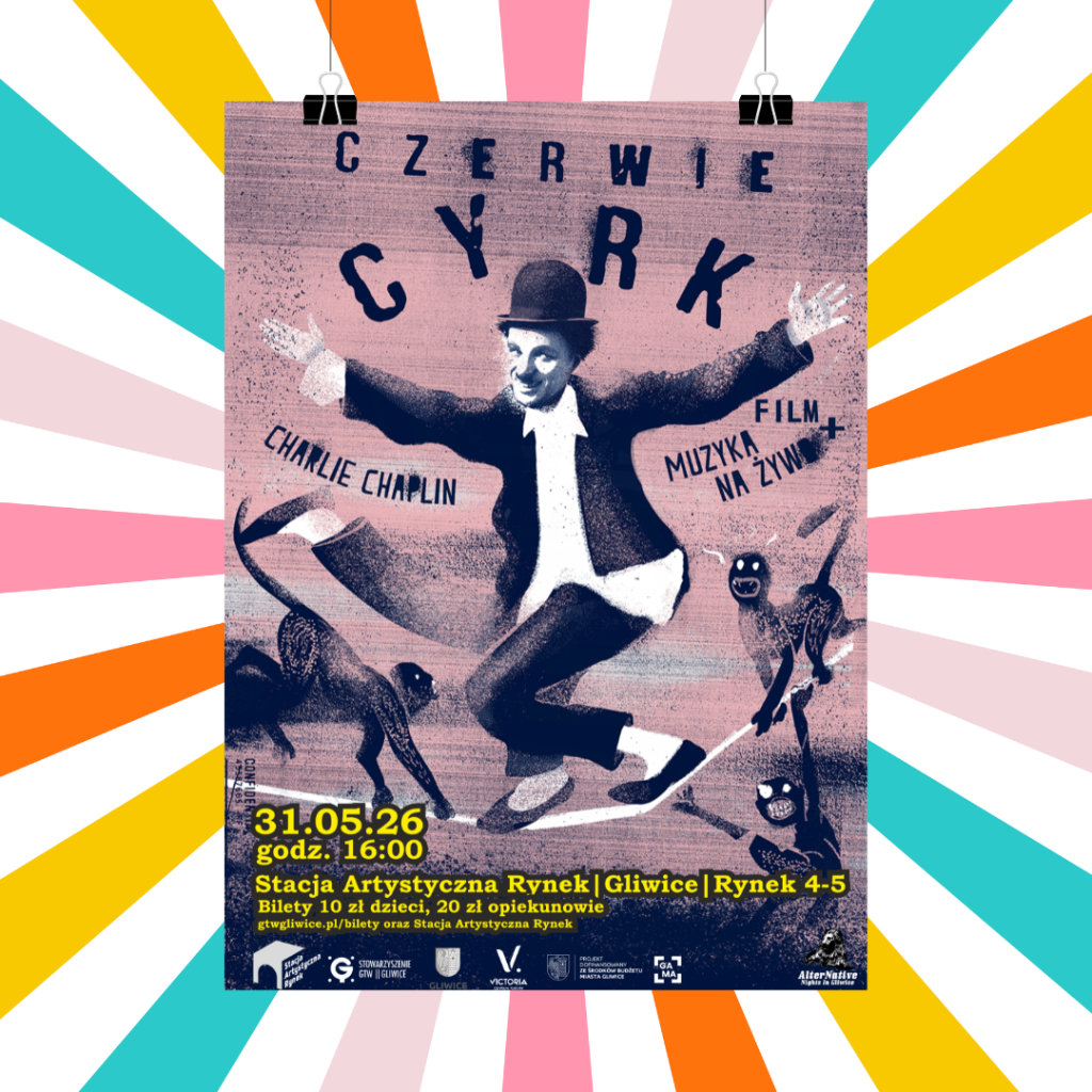 CYRK – pokaz filmu niemego + zespół CZERWIE na żywo.
