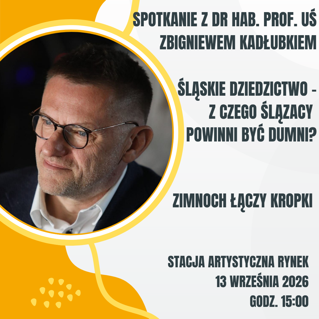 2026.09.13 Zimnoch łączy kropki | Spotkanie z dr hab. prof. UŚ Zbigniewem Kadłubkiem | Śląskie dziedzictwo - z czego Ślązacy powinni być dumni?
