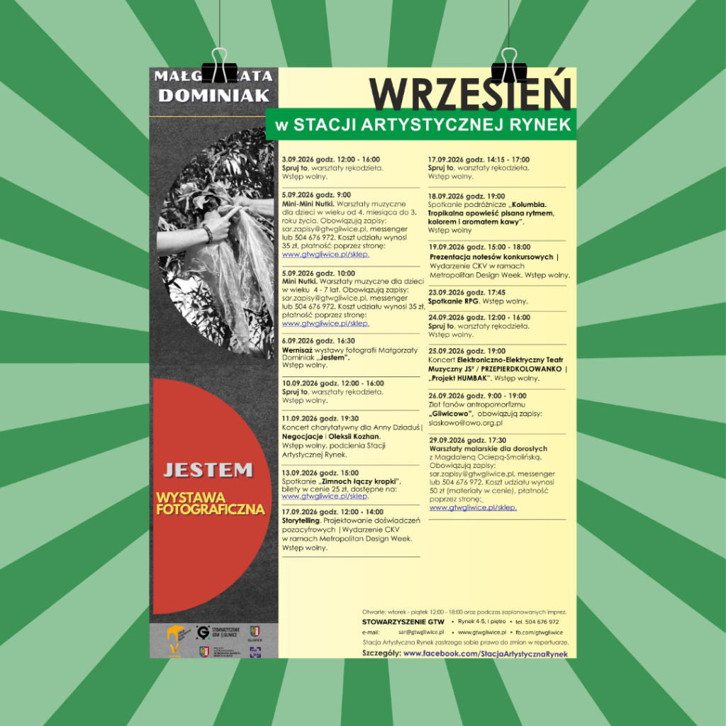 Wrzesień w Stacji Artystycznej Rynek!